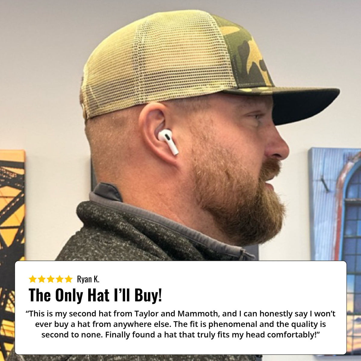 Blank Trucker - Camo